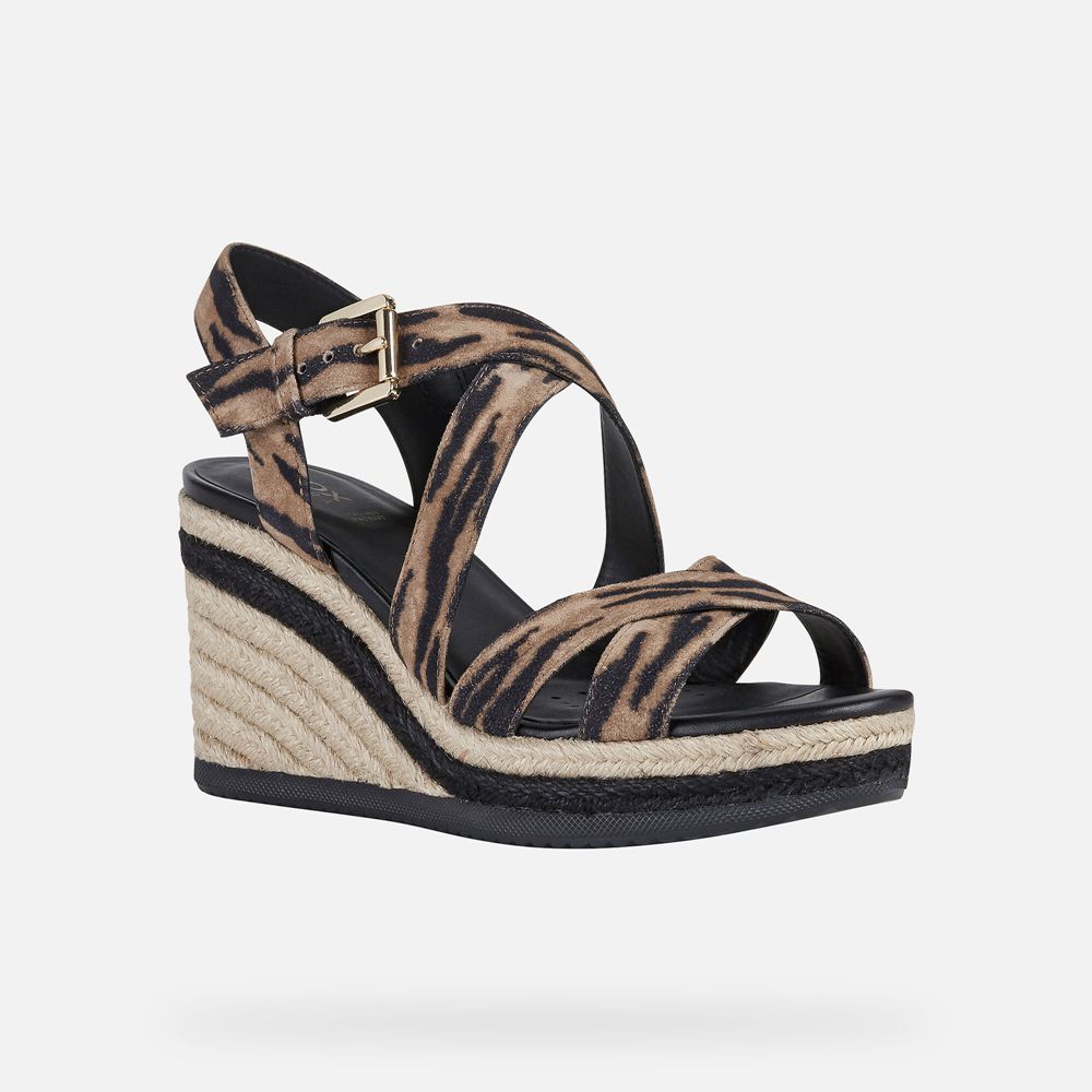 Sandales Geox Ponza - Noir - Femme 915862-ZWP